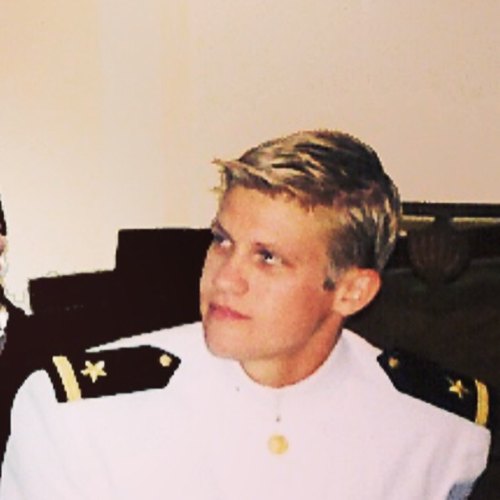 JohnDavid as a US Navy officer